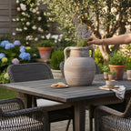 Siena Brown Amphora Pot Decorative Home Accessory - Plant Pot - British D'sire