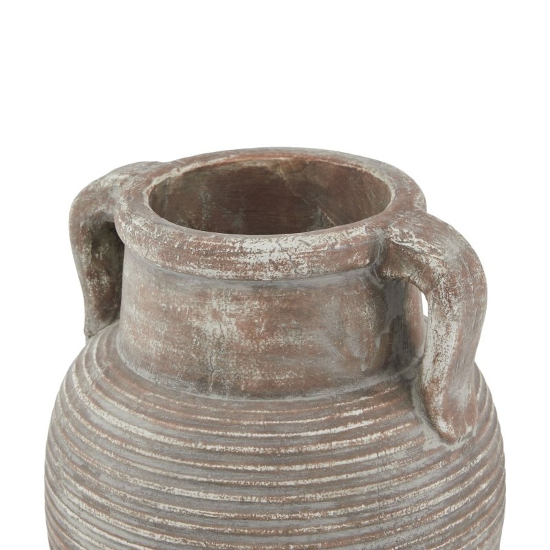 Siena Brown Amphora Pot Decorative Home Accessory - Plant Pot - British D'sire