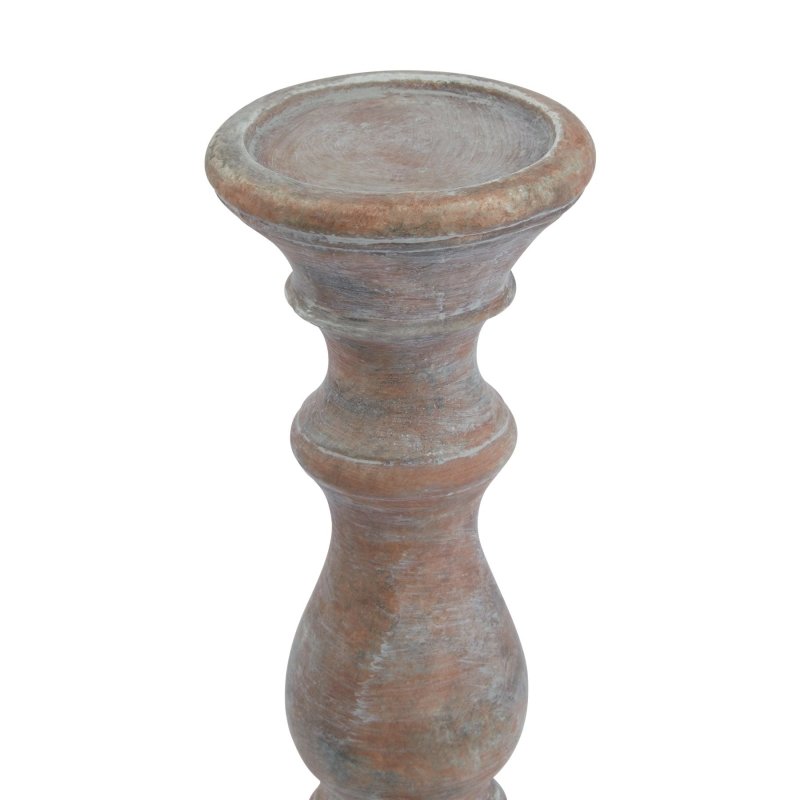 Siena Brown Column Candle Holder Secondary image