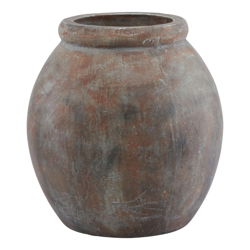 Siena Brown Jar Shaped Planter Decorative Home Accessory - Plant Pot - British D'sire