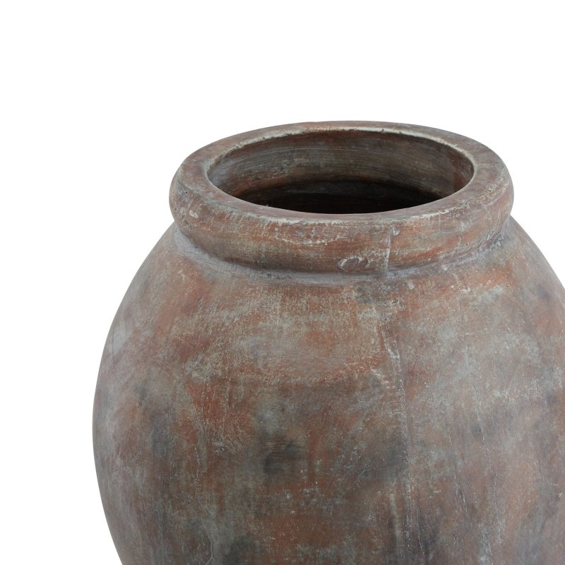 Siena Brown Jar Shaped Planter Decorative Home Accessory - Plant Pot - British D'sire