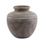 Siena Large Brown Water Pot Decorative Home Accessory - Plant Pot - British D'sire