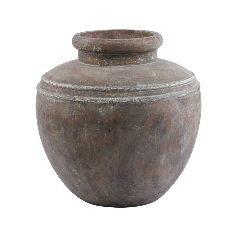Siena Large Brown Water Pot Decorative Home Accessory - Plant Pot - British D'sire