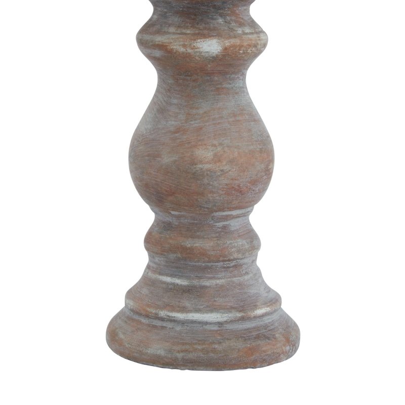 Siena Small Brown Column Candle Holder - Candle Holder - British D'sire