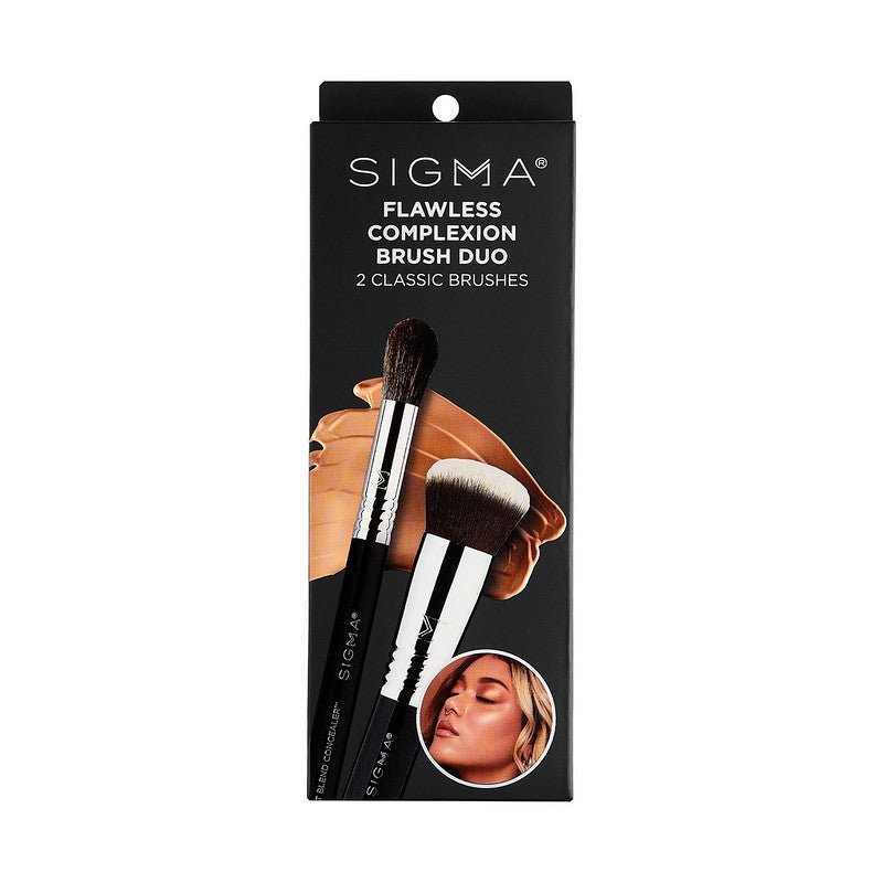 Sigma Beauty Flawless Complexion Brush Duo - Makeup Brushes - British D'sire Main image