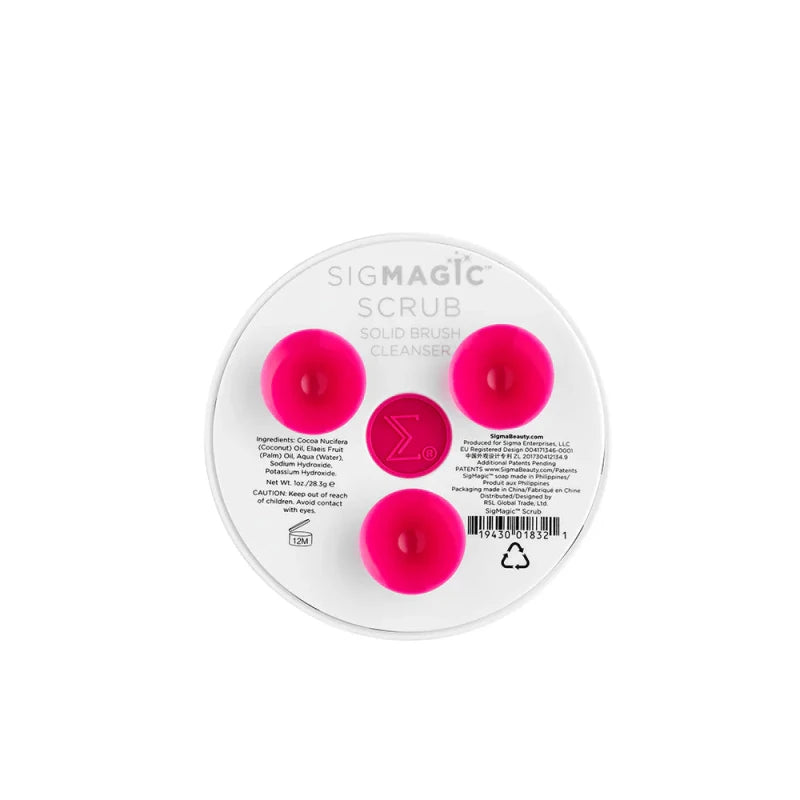 Sigma Beauty SigMagic™ Scrub - Brush cleansing palette - British D'sire