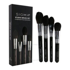 Sigma Beauty Studio Brush Set 4 Premium Face Brushes - Makeup Brushes - British D'sire