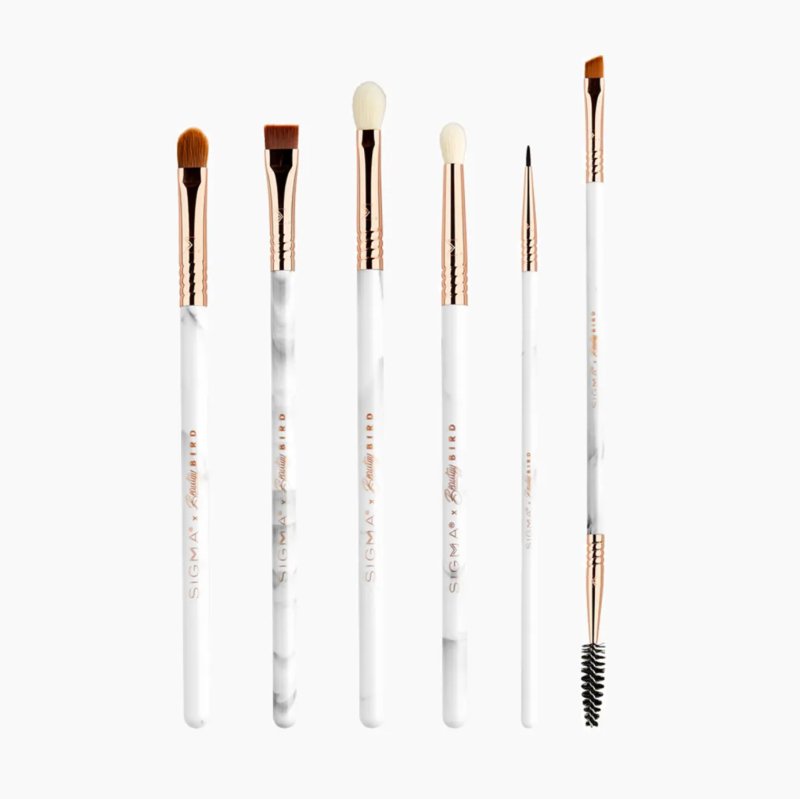 Sigma Beauty x BeautyBird The Dream Eye Brush Set - 12 - Piece Brush Set + Beauty Bag $156.25 value - Eye Brush Set - British D'sire