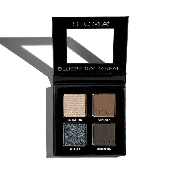 Sigma Eyeshadow Quad Blueberry Parfait - Eyeshadow Palette - British D'sire