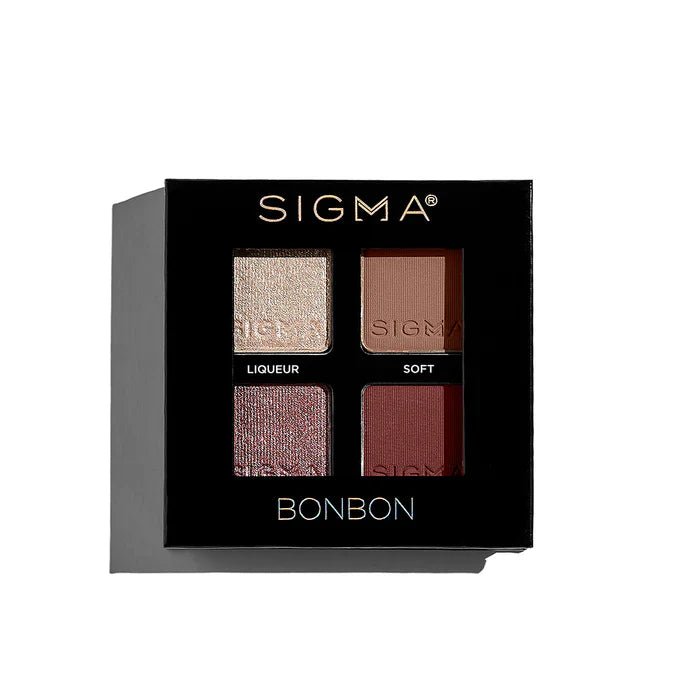 Sigma Eyeshadow Quad Bonbon - Eyeshadow Palette - British D'sire