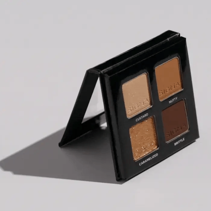 Sigma Eyeshadow Quad Crème Brûlée - Eyeshadow Palette - British D'sire