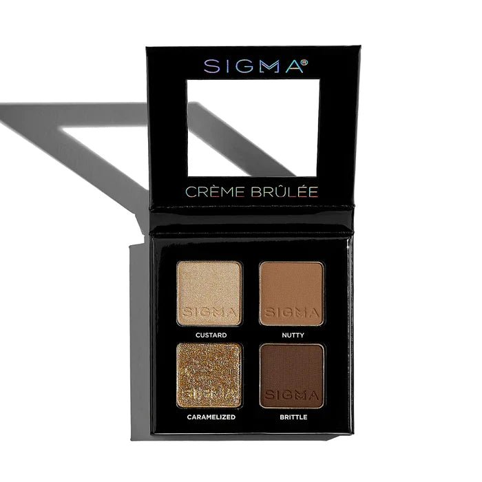 Sigma Eyeshadow Quad Crème Brûlée - Eyeshadow Palette - British D'sire