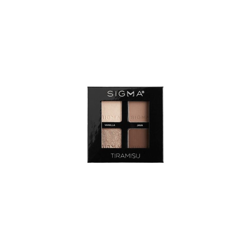 Sigma Eyeshadow Quad Tiramisu - Eyeshadow Palette - British D'sire