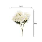 Silk Artificial Hydrangea Flowers Bouquet Wedding Centerpiece - Wedding Centerpiece - British D'sire