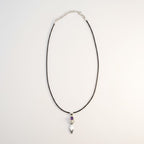 Silver Plated (45cm Cord)- Goddess Amethyst - Indian Devotional Pendants - British D'sire