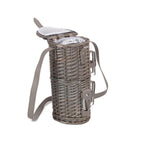 Single Bottle and 2 Cartridge Glass Carrier With Shoulder Strap - Drinks Baskets - British D'sire