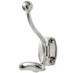 Single Hook Chrome Coat Hanger Decorative Home Accessory - Coat Hook - British D'sire
