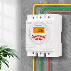 SINOTIMER CN109S - 380V 16A 3 Phase Timer Switch 7 - Day Programmable Minimum Interval 1s With Backlight - British D'sire