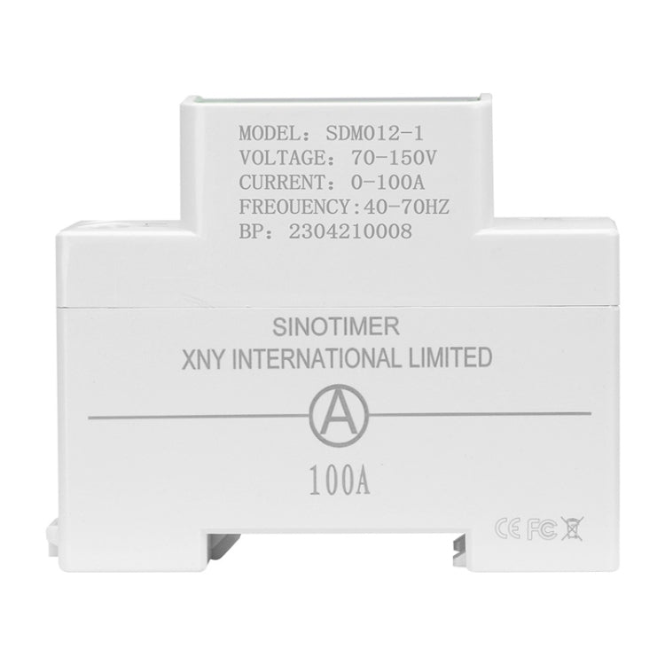SINOTIMER DIN Rail AC Digital Display Current Voltage Power Electricity Multi - Function Tester, Model: SDM012 - 1 - British D'sire