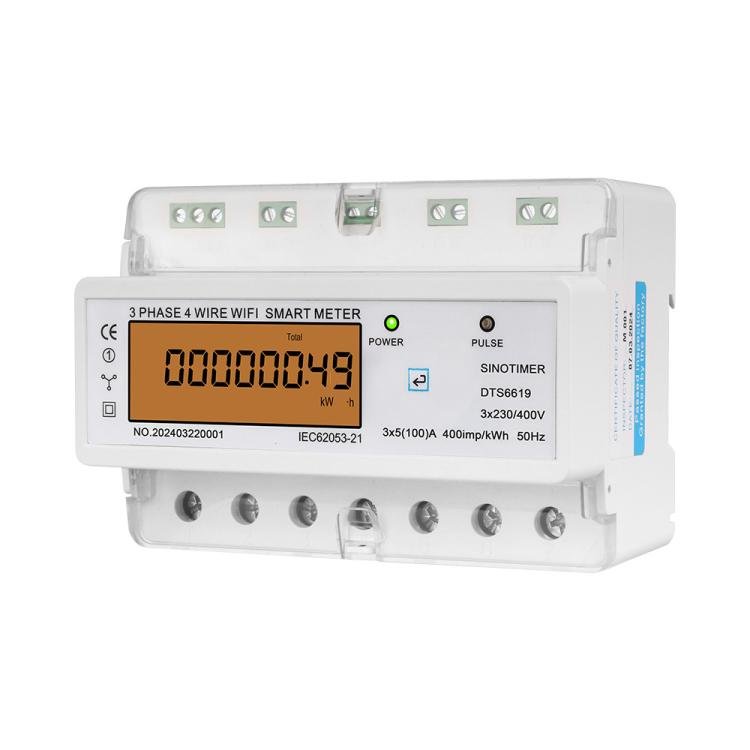 SINOTIMER DTS6619 - 049 100A Without Switch 3 - phase Tuya WiFi Energy Meter AC 380V - British D'sire