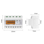 SINOTIMER DTS6619 - 050 80A With Switch 3 - phase Tuya WiFi Energy Meter AC 380V - British D'sire