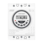 SINOTIMER TM619 - 380V 16A 3 Phase Timer Switch 7 - Day Programmable Minimum Interval 1 Minute - British D'sire