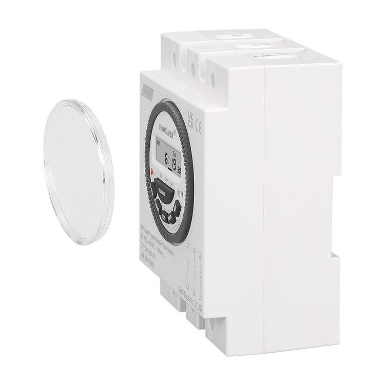 SINOTIMER TM619 - 380V 16A 3 Phase Timer Switch 7 - Day Programmable Minimum Interval 1 Minute - British D'sire