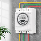 SINOTIMER TM619 - 380V 16A 3 Phase Timer Switch 7 - Day Programmable Minimum Interval 1 Minute - British D'sire