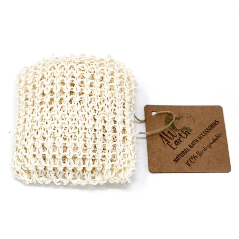 Sisal Sponge And Scrub - Extra Exfoliating Cushion - Sponges Loofahs - British D'sire