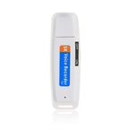 SK001 Professional Rechargeable U-Disk Portable USB Digital Audio Voice Recorder Pen Support TF Card - British D'sire
