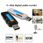 SK001 Professional Rechargeable U-Disk Portable USB Digital Audio Voice Recorder Pen Support TF Card - British D'sire