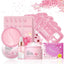 Skin Care For Teenage Girls,Cherry Blossom Skincare Sets Teen Skincare Set, Pamper Sets For Women Gifts,Skin Care Sets & Kits Face Serum,Face Cream,Sleep Mask,Eye Mask,Mud Mask,Lip Mask (SetA) - British D'sire