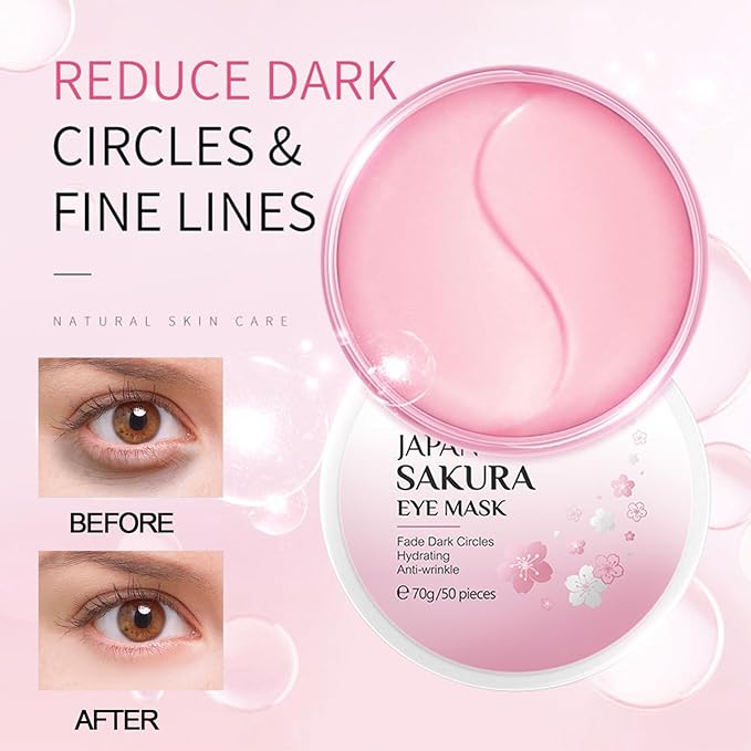 Skin Care For Teenage Girls,Cherry Blossom Skincare Sets Teen Skincare Set, Pamper Sets For Women Gifts,Skin Care Sets & Kits Face Serum,Face Cream,Sleep Mask,Eye Mask,Mud Mask,Lip Mask (SetA) - British D'sire
