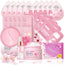 Skin Care Sets & Kits, Sakura Skin Care For Teenage Girls,Pamper Sets For Women Gifts,Facial Kit, Skincare Set,Cream,Serum,Toner,Cleanser,Eye Mask,Sleep Mask,Mud Mask,Lip Mask(24PCS) - Skin care kits & bundles - British D'sire