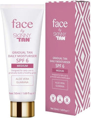 Skinny Tan Gradual Daily Moisturiser SPF 6 Medium 50ml - British D'sire