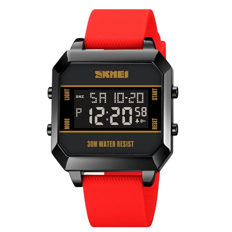 SKMEI 1848 Fashion Multifunctional Student Sports Waterproof Men Watch(Red) - British D'sire Main image