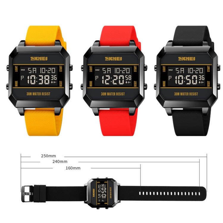 SKMEI 1848 Fashion Multifunctional Student Sports Waterproof Men Watch(Red) Secondary image
