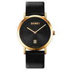 SKMEI 1907 Multifunctional Men 30M Waterproof Fashion Quartz Digital Wrist Watch(Gold) - British D'sire
