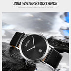 SKMEI 1907 Multifunctional Men 30M Waterproof Fashion Quartz Digital Wrist Watch(Gold) - British D'sire