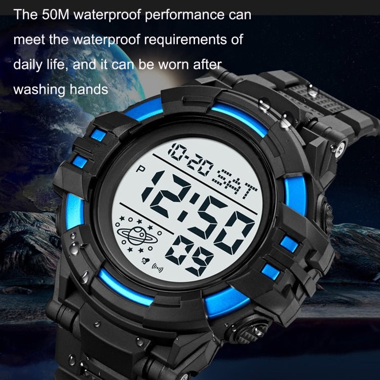 SKMEI 2003 Multifunctional Back Light Sports Watch Mens Countdown Date Alarm Clock Watch(Rose Gold White Machine) - British D'sire