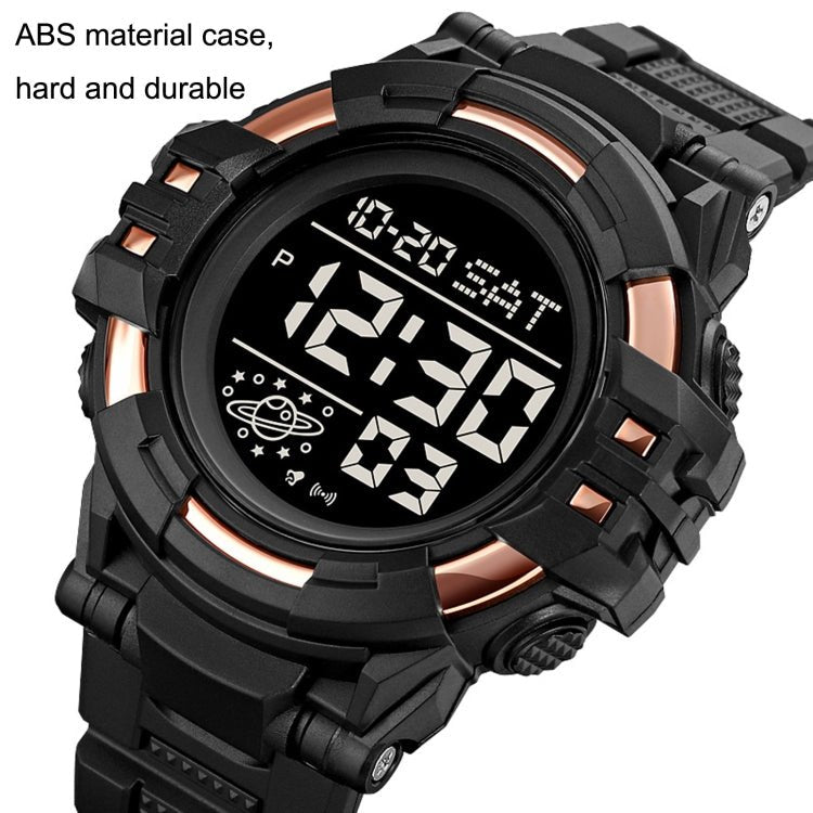 SKMEI 2003 Multifunctional Back Light Sports Watch Mens Countdown Date Alarm Clock Watch(Silver White Machine) - British D'sire