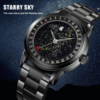 SKMEI 2116 Multifunctional Men 30M Waterproof Fashion Casual Quartz Watch(Black Leather) - British D'sire