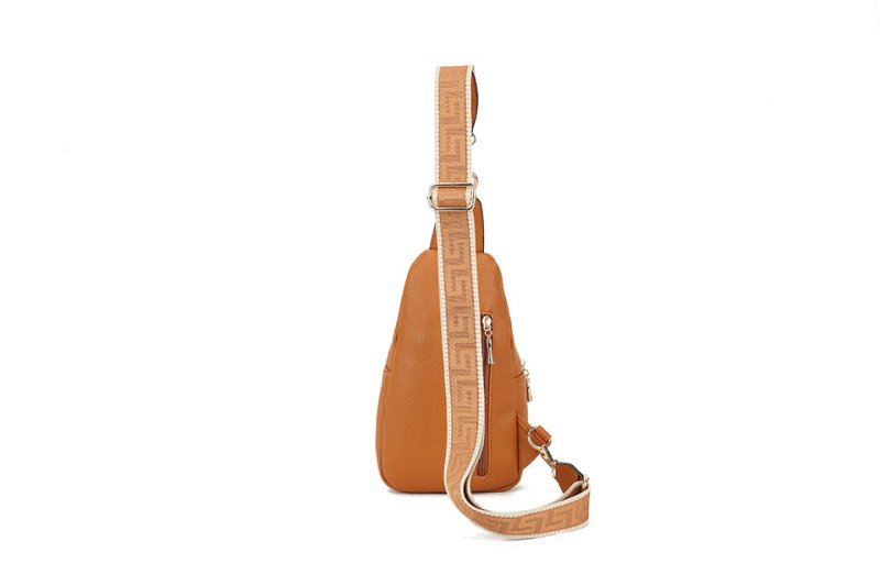 Sling Bags for Women Crossbody, Fanny Waist Packs, Trendy Chest Bag with Adjustable wide Strap - Green Secondary image