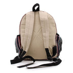 Small Backpack - Zig Zag Zips Style 30x22x7 (cm) - Pure Hemp and Cotton Bags - British D'sire