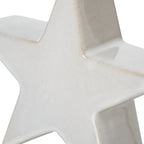 Small Ceramic Standing Star Decoration - Christmas Decor - British D'sire