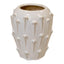 Small Cream Ceramic Bobble Vase - Ceramic Vase - British D'sire