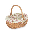 Small Deluxe Wicker Shopping Basket - Shopping Baskets - British D'sire