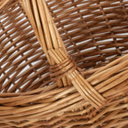 Small Deluxe Wicker Shopping Basket - Shopping Baskets - British D'sire