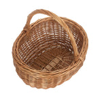 Small Deluxe Wicker Shopping Basket - Shopping Baskets - British D'sire