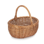 Small Deluxe Wicker Shopping Basket - Shopping Baskets - British D'sire